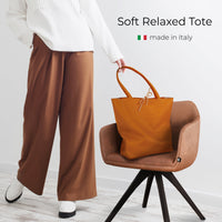Calf Leather Tote Bag