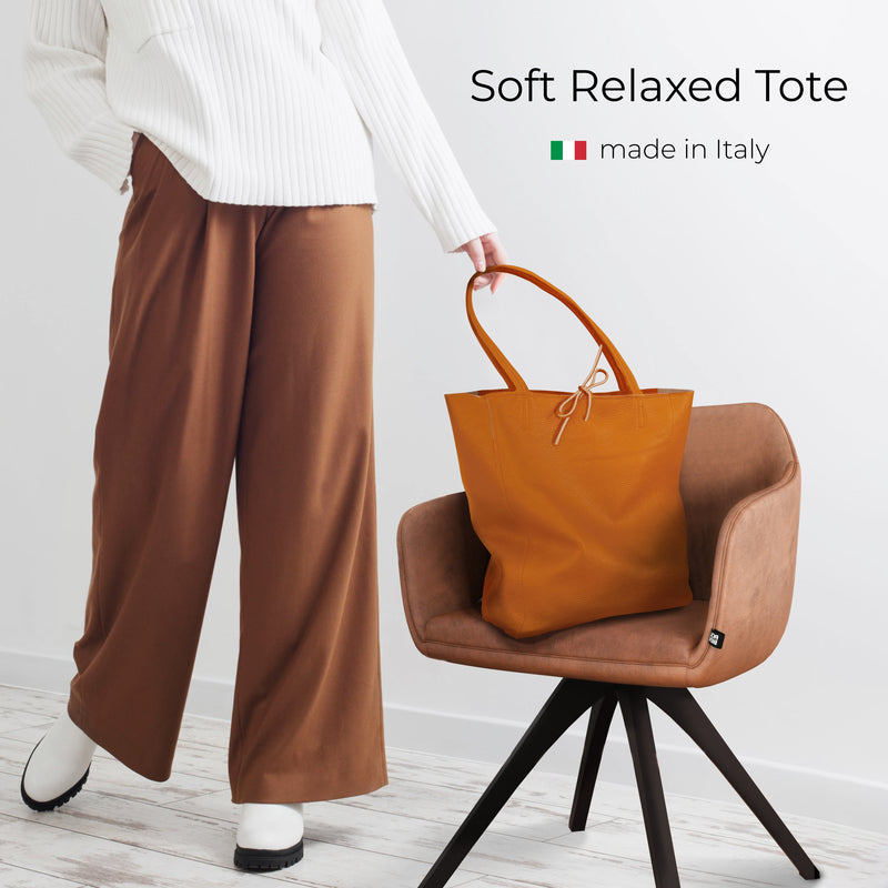 Calf Leather Tote Bag