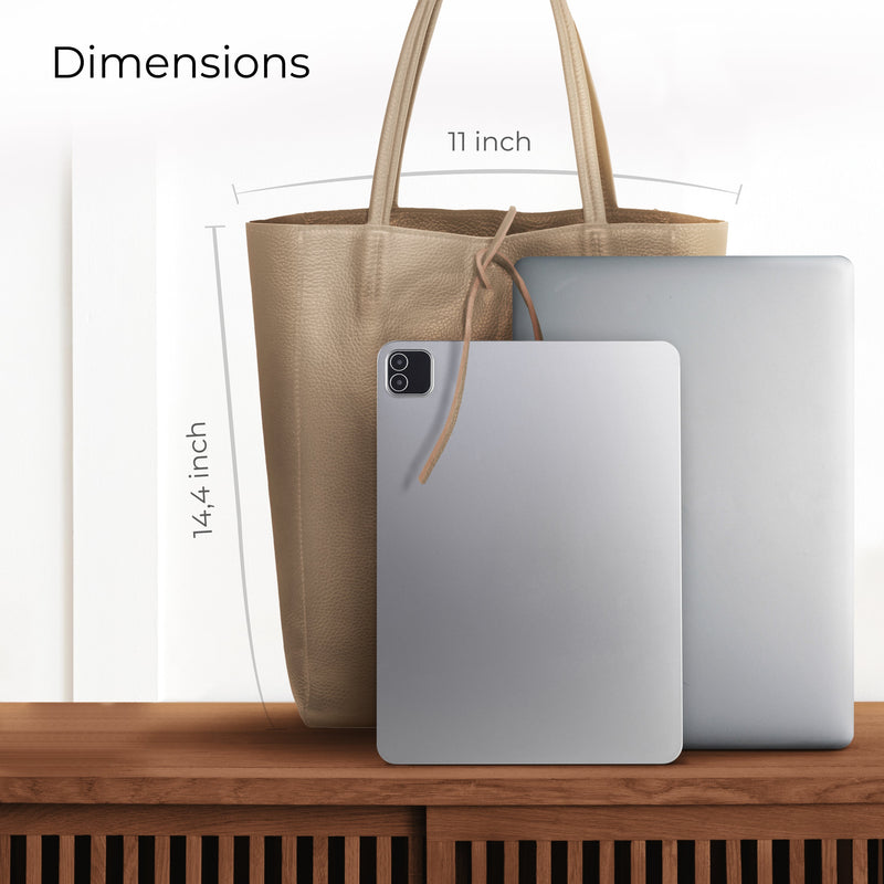 Calf Leather Tote Bag