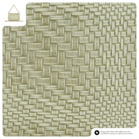 Grid Suede Leather Crossbody Bag