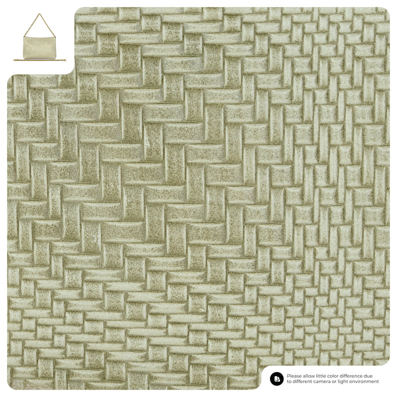 Grid Suede Leather Crossbody Bag