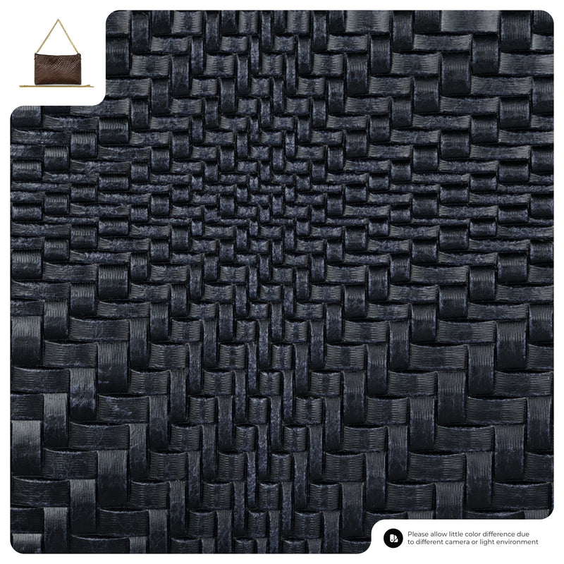 Grid Suede Leather Crossbody Bag