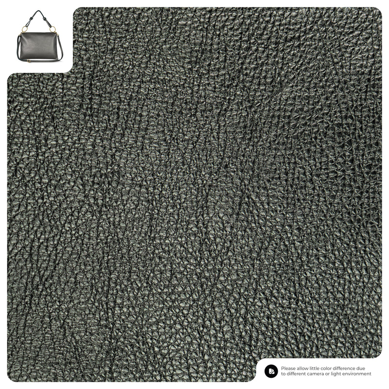 Metallic Calf Leather Shoulder Bag