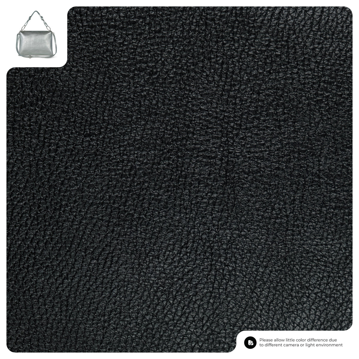 Metallic Calf Leather Shoulder Bag