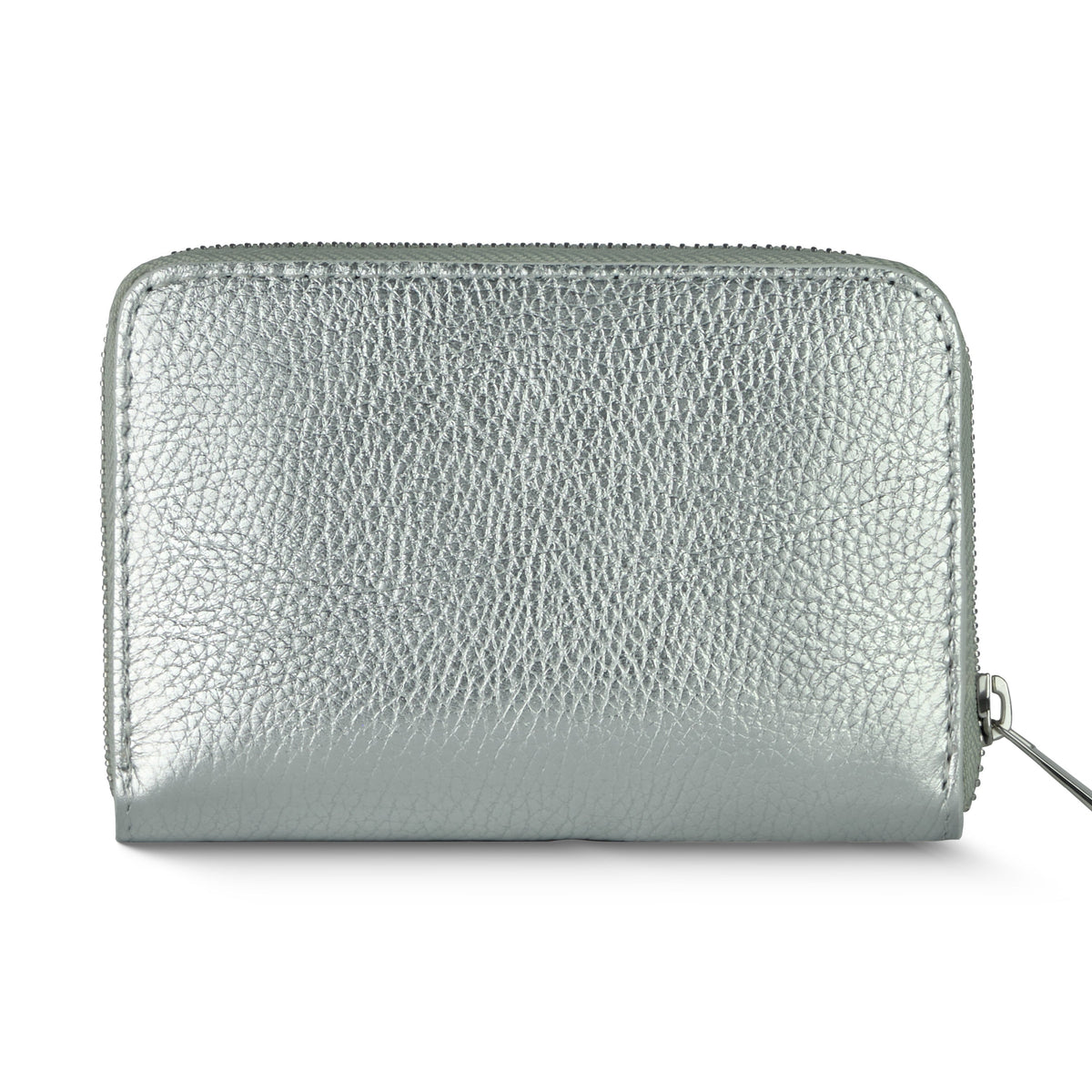 Metallic Calf Leather Wallet