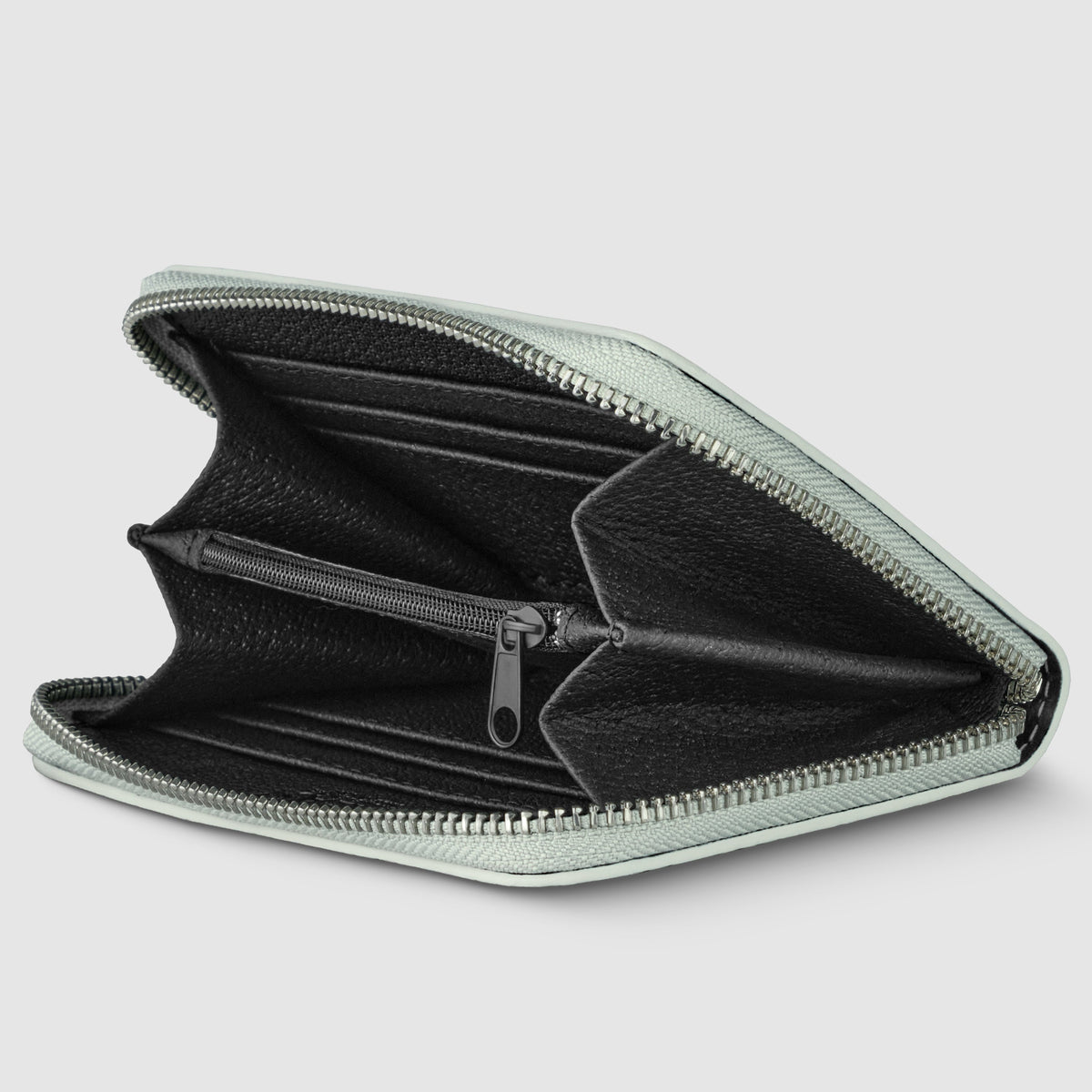 Metallic Calf Leather Wallet