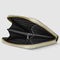 Metallic Calf Leather Wallet