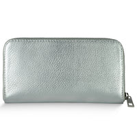 Metallic Calf Leather Wallet