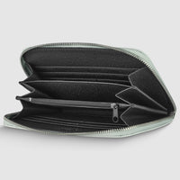 Metallic Calf Leather Wallet