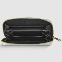 Metallic Calf Leather Wallet