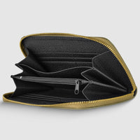 Metallic Calf Leather Wallet