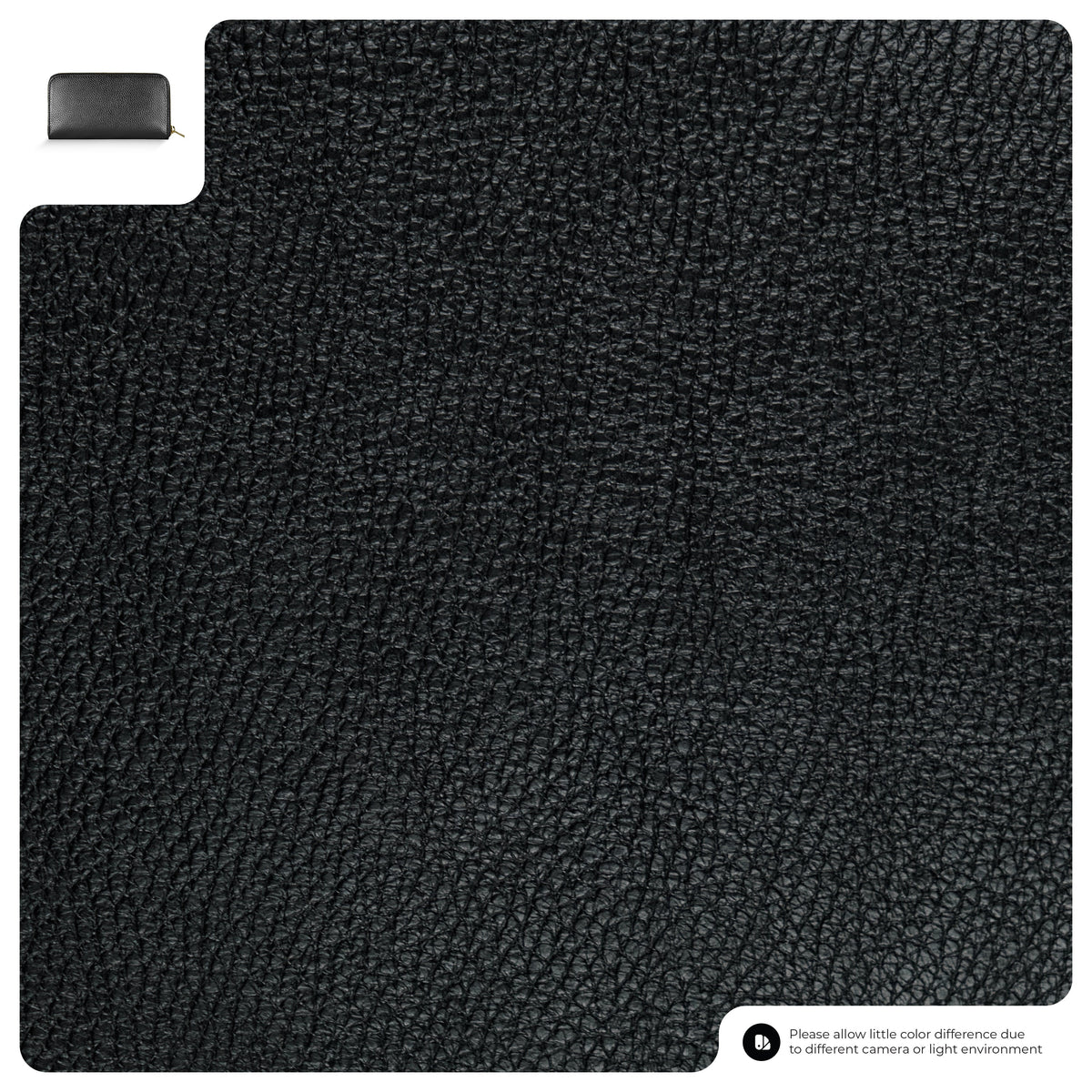 Metallic Calf Leather Wallet