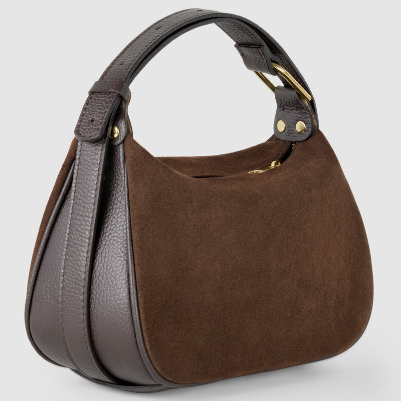 Suede Leather Crossbody Bag