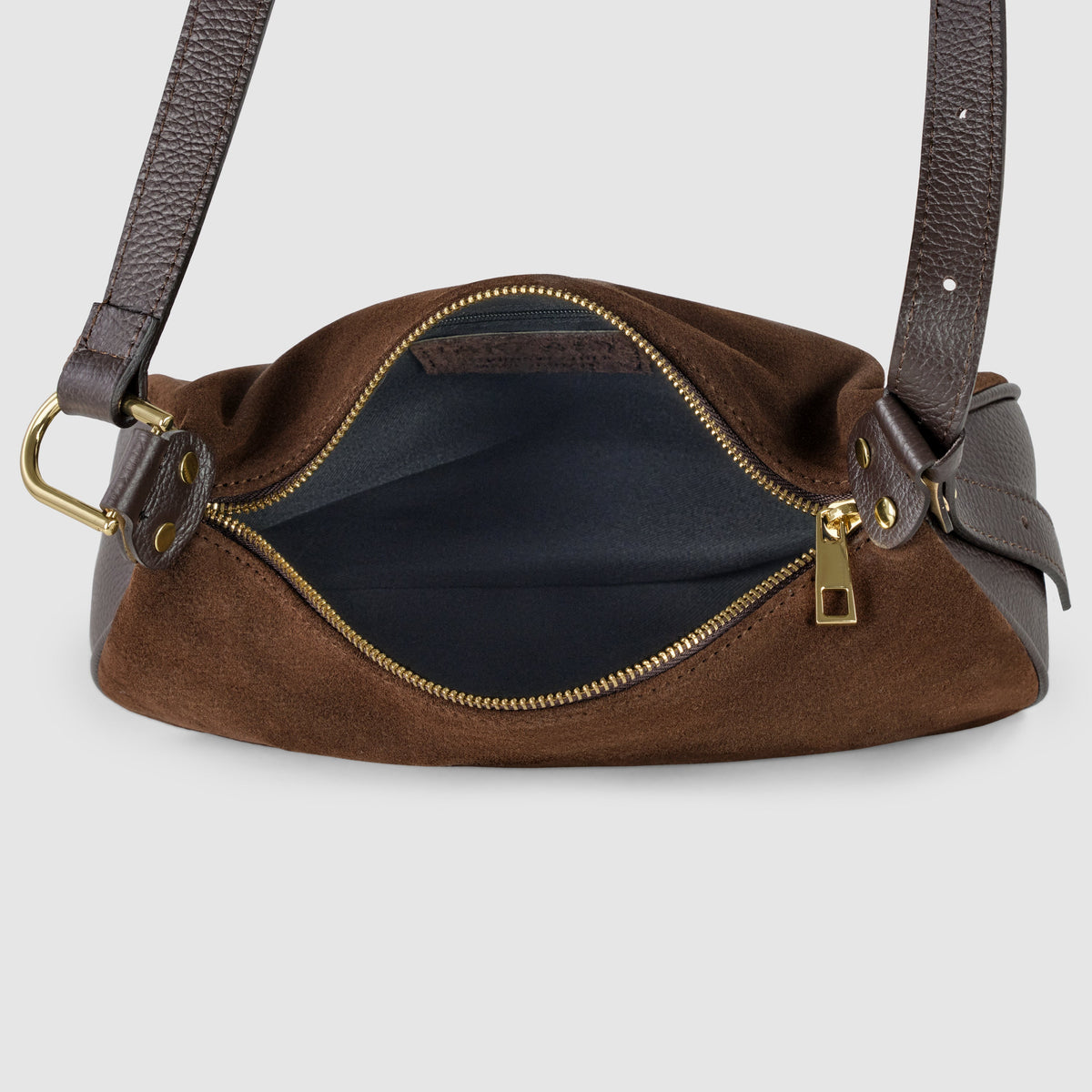 Suede Leather Crossbody Bag