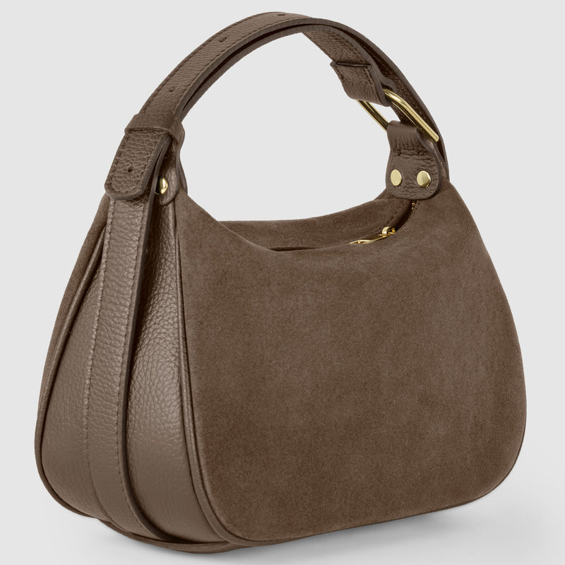 Suede Leather Crossbody Bag