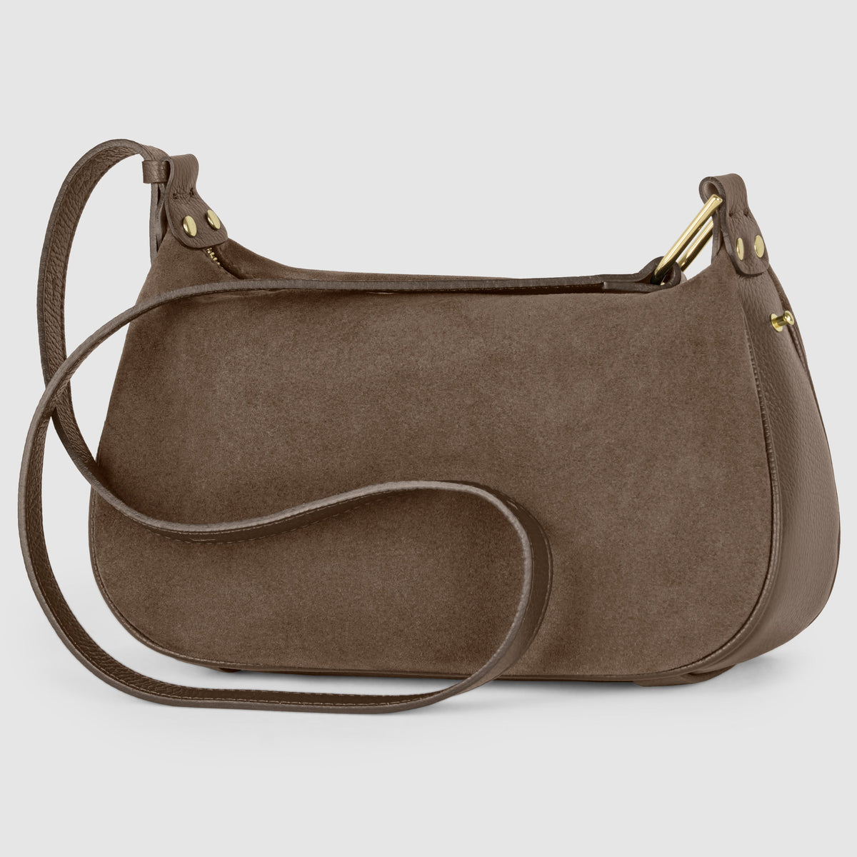 Suede Leather Crossbody Bag