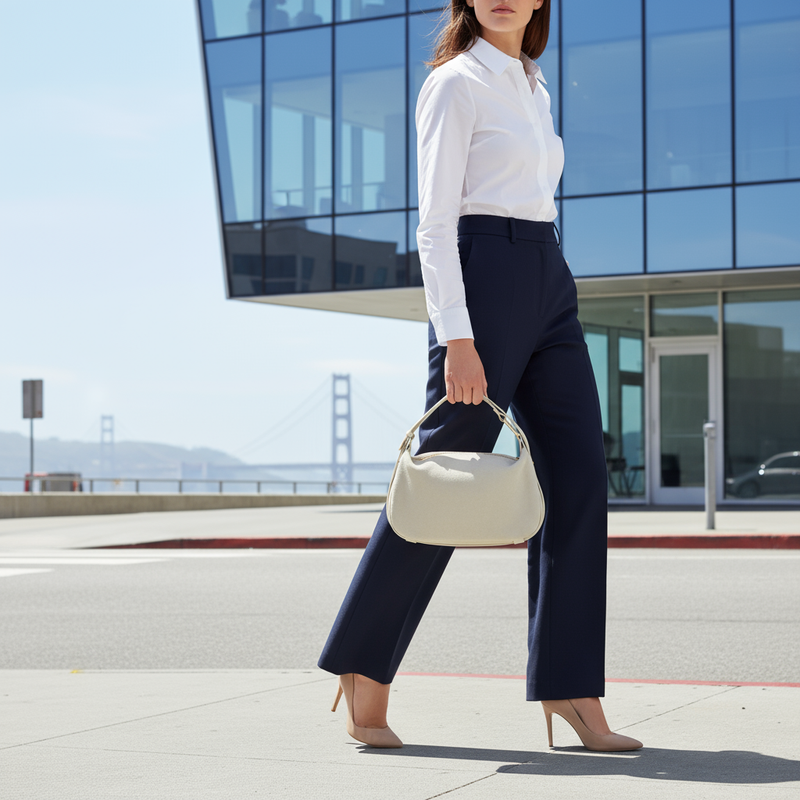 Suede Leather Crossbody Bag