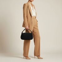 Suede Leather Crossbody Bag