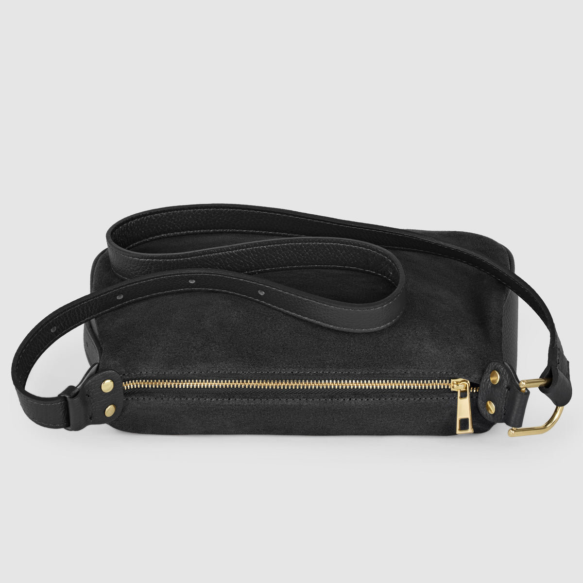 Suede Leather Crossbody Bag