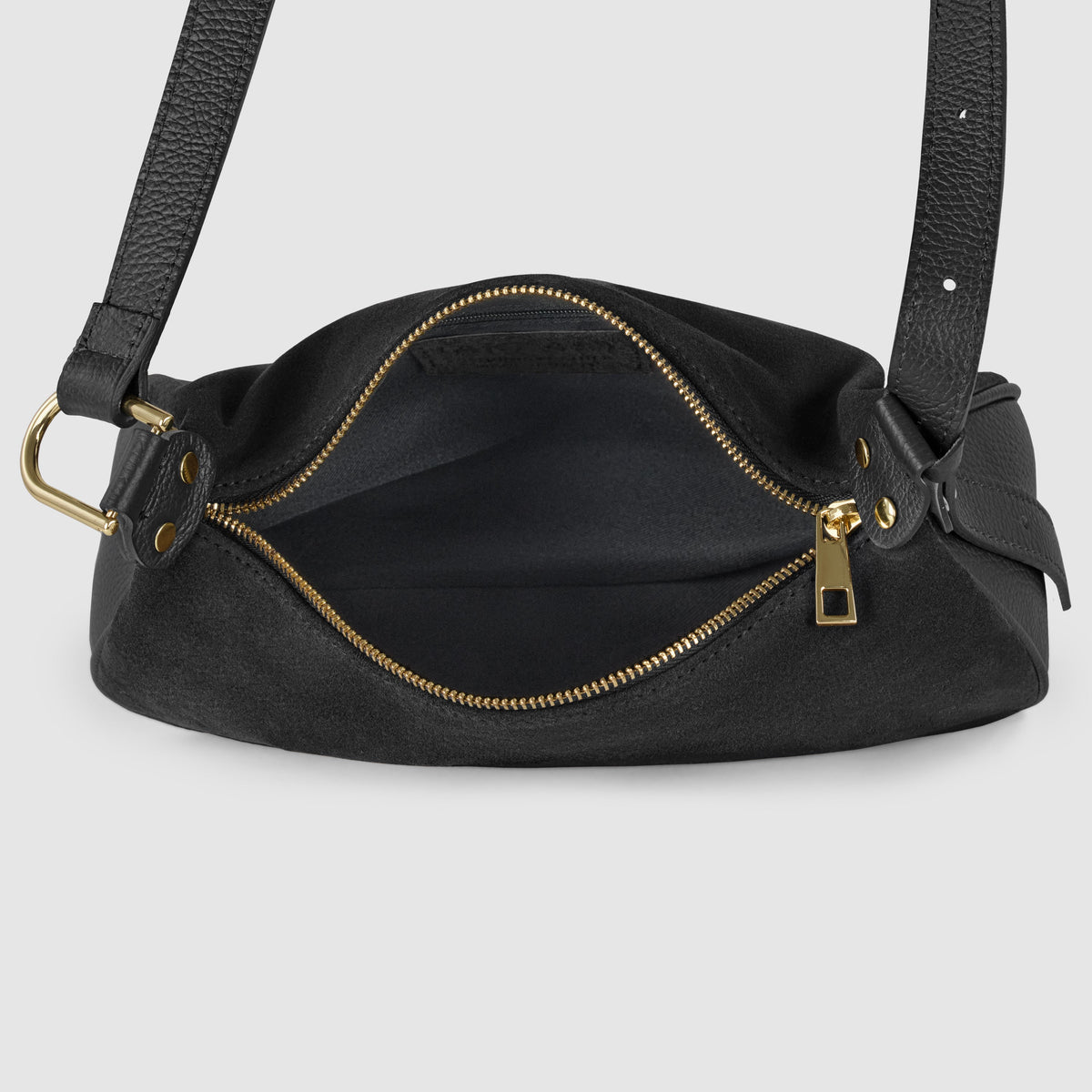 Suede Leather Crossbody Bag