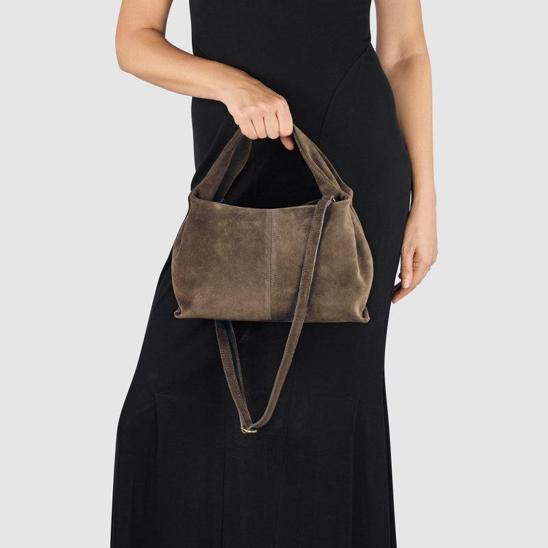 Suede Leather Shoulder Bag