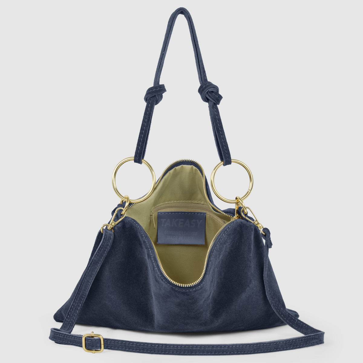 Suede Leather Shoulder Bag