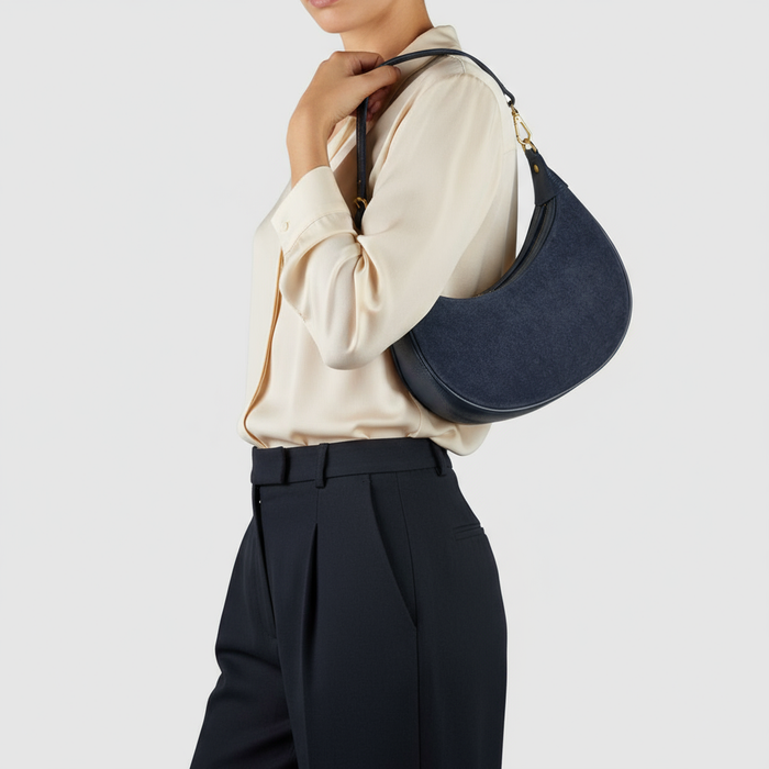 Suede Leather Shoulder Bag