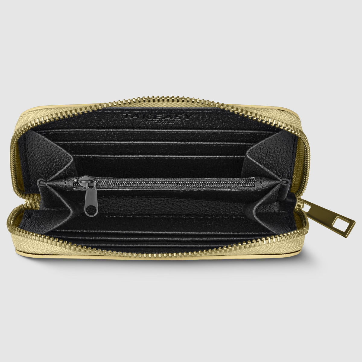 Weave Metallic Suede Leather Wallet