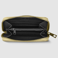 Weave Metallic Suede Leather Wallet