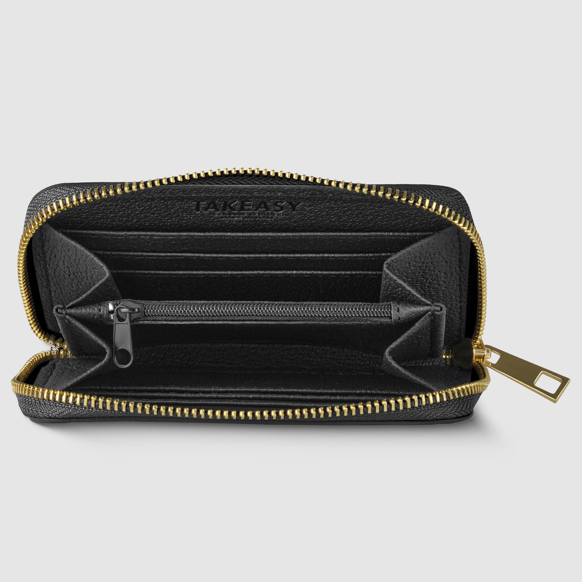 Weave Metallic Suede Leather Wallet