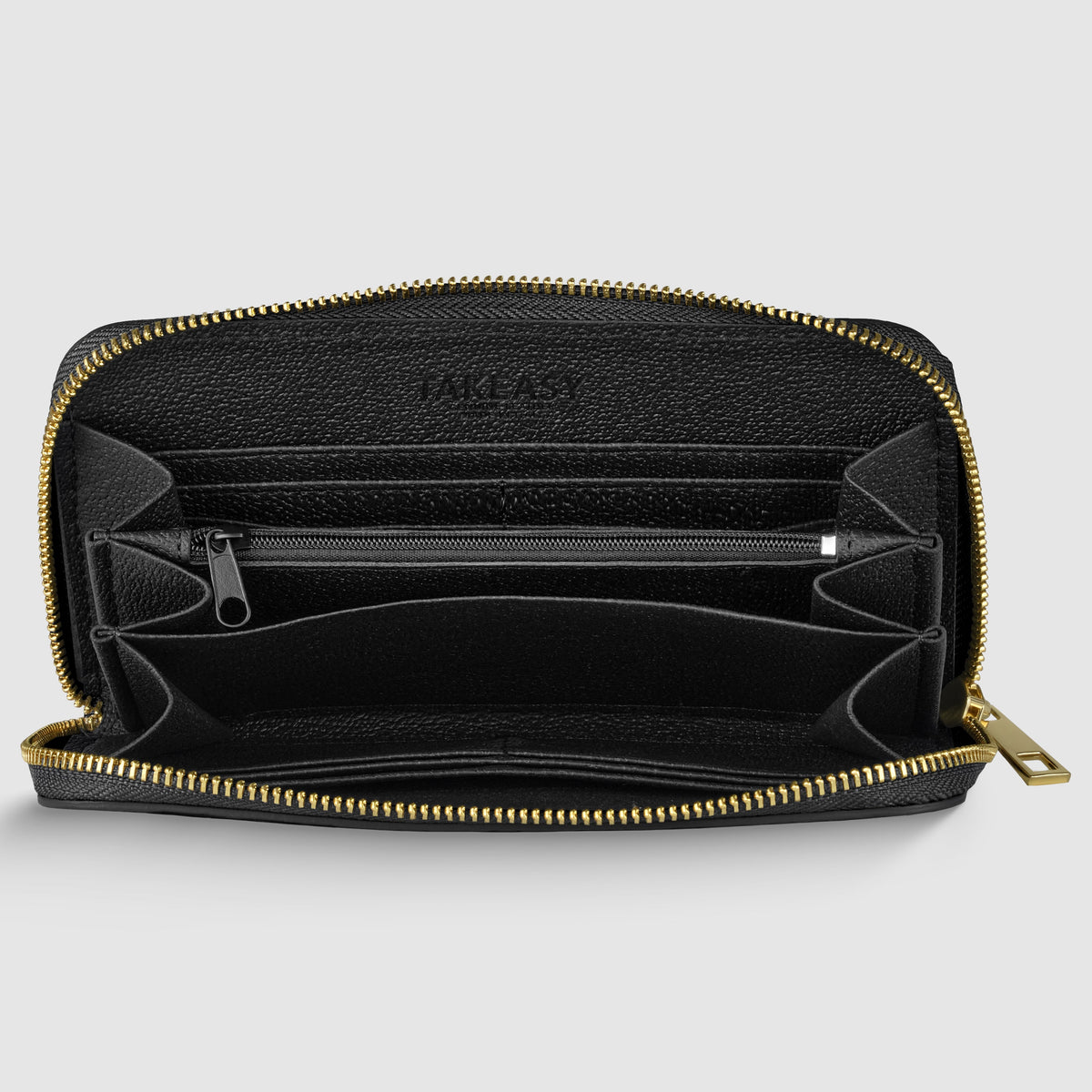 Weave Metallic Suede Leather Wallet