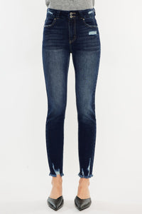 Cat's Whiskers Raw Hem High Waist Jeans