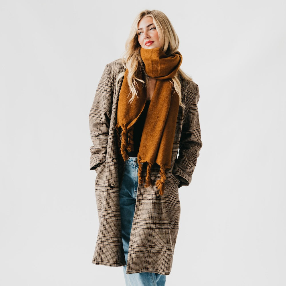 Twyla Twisted Tassel Scarf