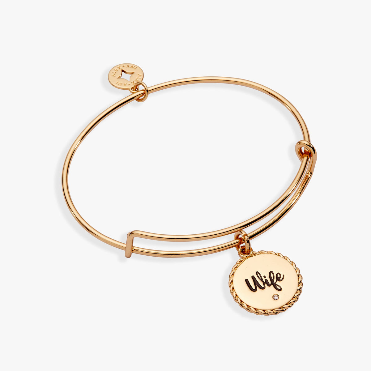 Wife 'True Love Stories Never Have Endings' Charm Bangle