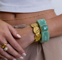 Izzy Swirl Cuff - The GlamBox Jewels Boutique
