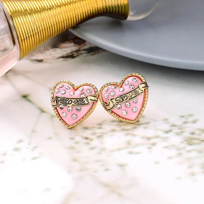 Love Stud Earrings - The GlamBox Jewels Boutique