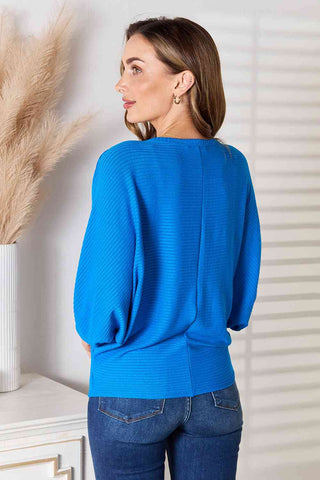 Zenana Batwing Sleeve Blouse