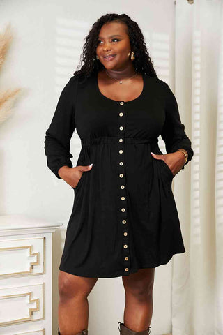 Double Take Empire Waist Dress