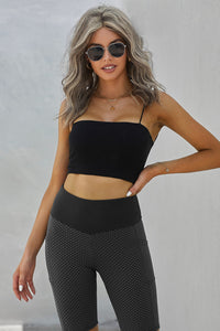Side Pockets Ruched Butt Lifting Yoga Shorts - The GlamBox Jewels Boutique