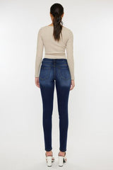 Kancan Mid Rise Gradient Skinny Jeans