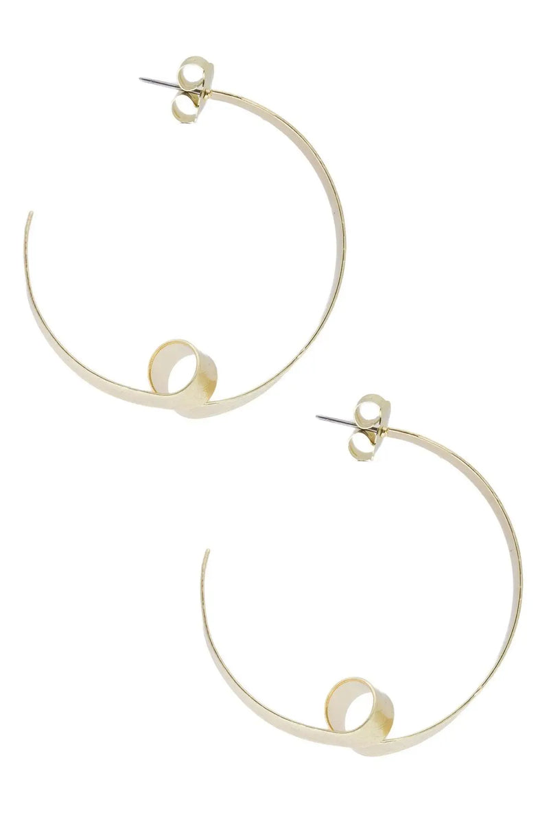 Looped Hoop Earrings - The GlamBox Jewels Boutique