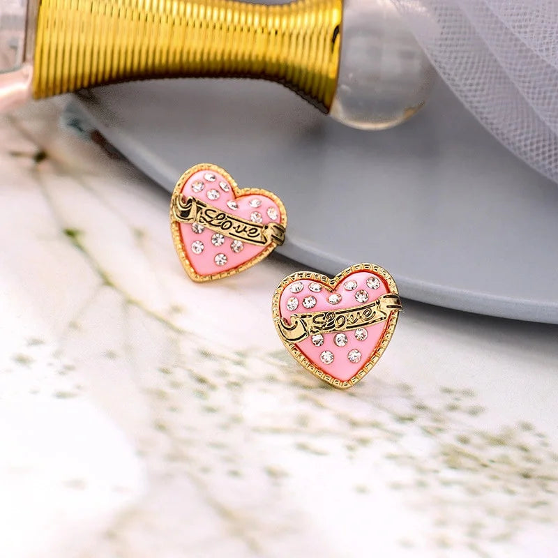 Love Stud Earrings - The GlamBox Jewels Boutique