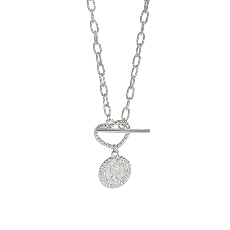I’m Royalty Coin Pendant Silver Necklace