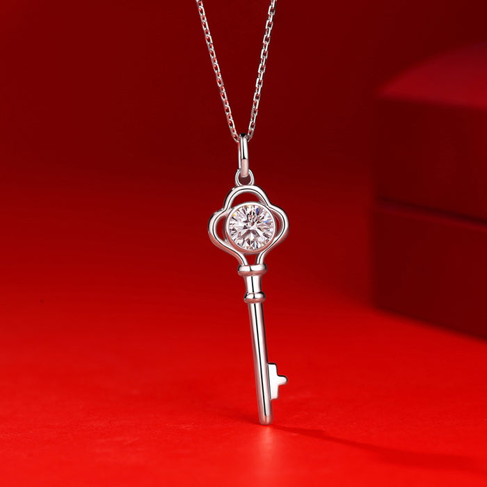Key Silver Necklace