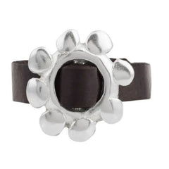 Flor Buckle Leather Ring - The GlamBox Jewels Boutique