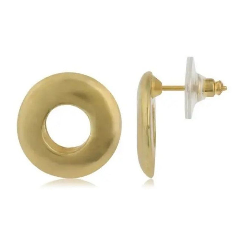 Dee Stud Earrings - Gold Plated - The GlamBox Jewels Boutique