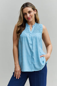 HEYSON She Means Business Flare Shirt