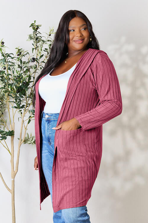 Basic Bae Ribbed Cardigan