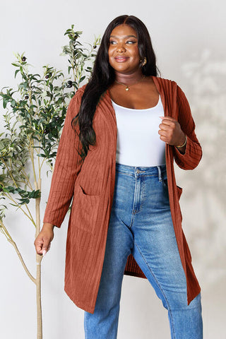 Basic Bae Ribbed Cardigan