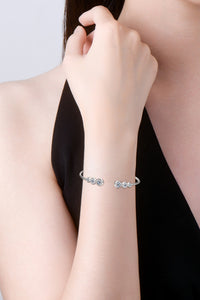 Simple Connection Silver Bracelet